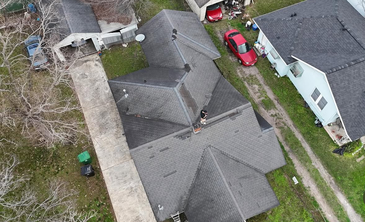 Luxury roof installation project