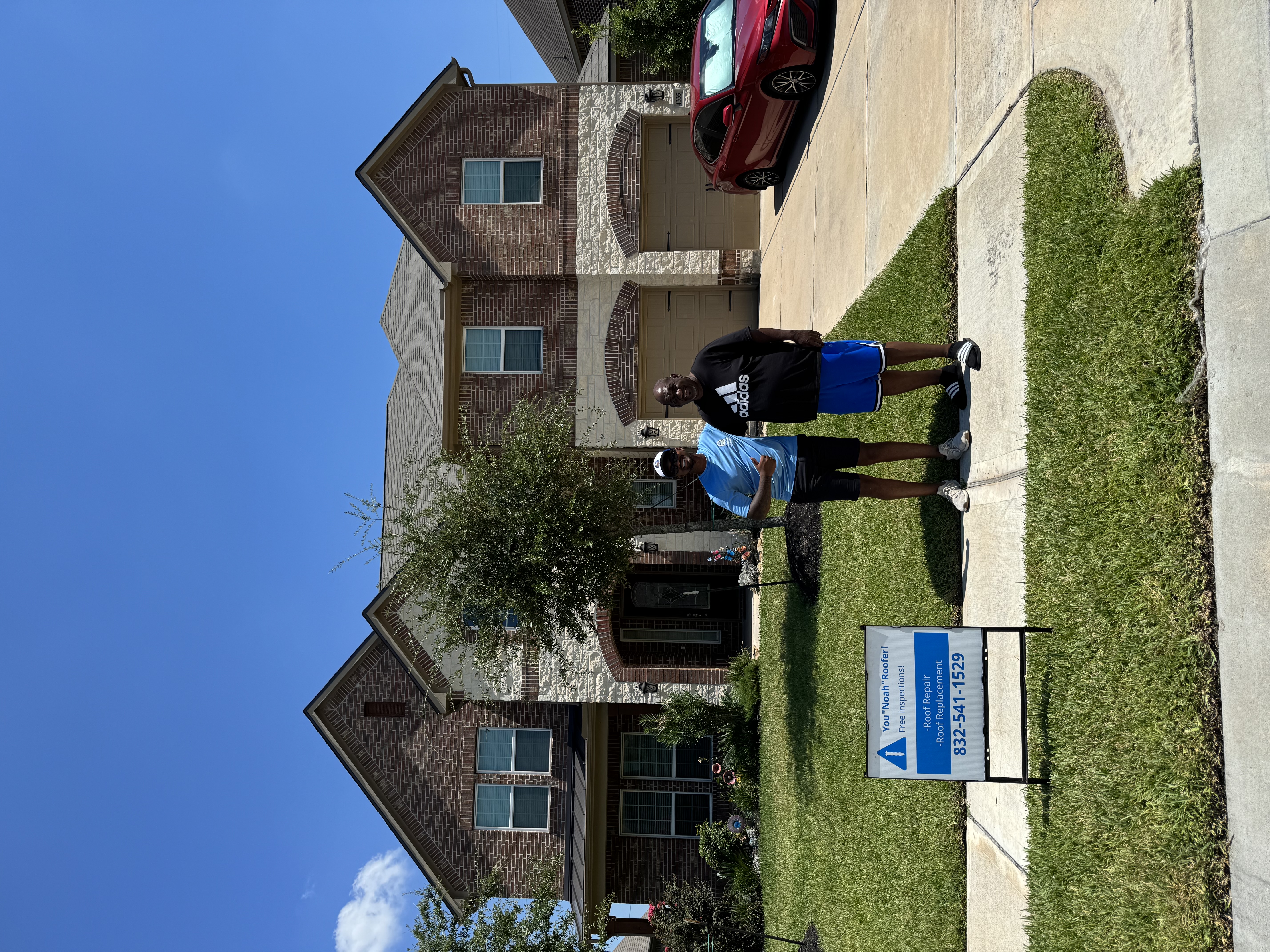 Luxury residential roof project in Houston